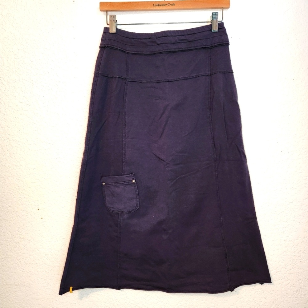Lolë Gray Knit Women's‎ A-Line Skirt, Size XS